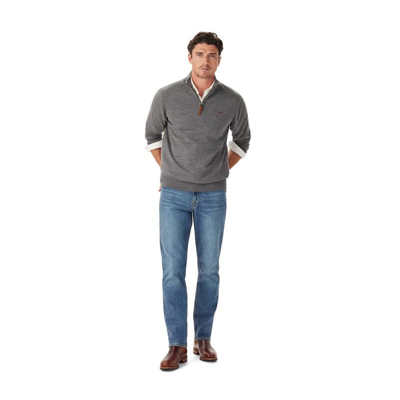 R.M. Williams Ernest Merino 1/4 Zip Knit image number 3